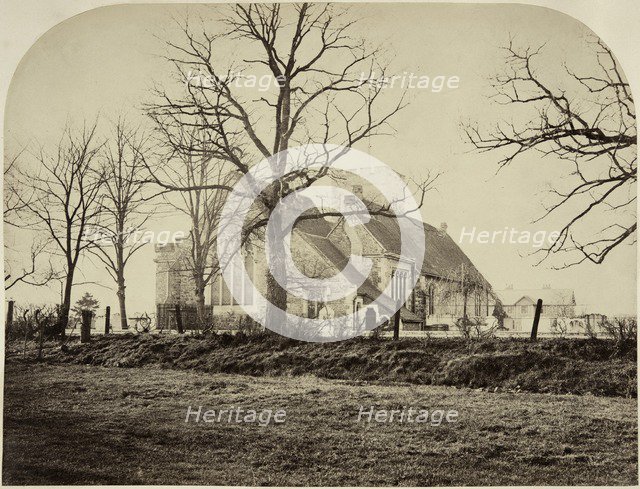 St Paulinus' Church, Crayford, London, c1865-c1894. Artist: Flaxman Charles John Spurrell.