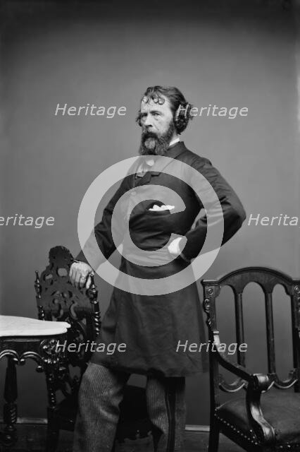 Nathaniel Parker Willis, between 1855 and 1865. Creator: Unknown.