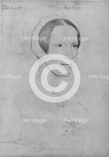 'Elizabeth, Lady Audley', c1538 (1945). Artist: Hans Holbein the Younger.