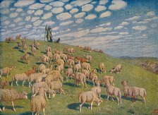 'Pasture in Spring', c1900 (1903-1904).  Artist: Hans Richard von Volkmann.