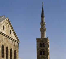 Umayyad Mosque or Great Mosque of Damascus, Syria, 2001. Creator: LTL.