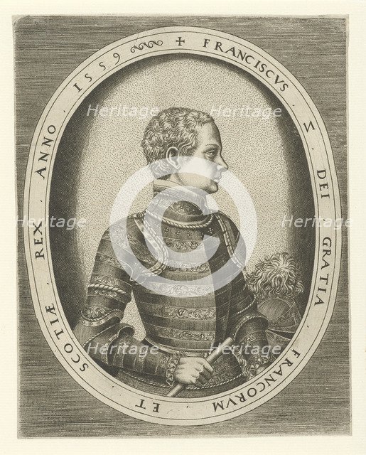 Portrait of Francis II of France (1544-1560), 1559. Artist: Huys, Frans (1522-1562)