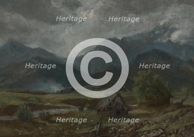 Mount Giewont, 1870. Creator: Aleksander Kotsis.