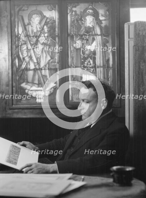 Ederheimer, Mr., portrait photograph, 1926 Creator: Arnold Genthe.