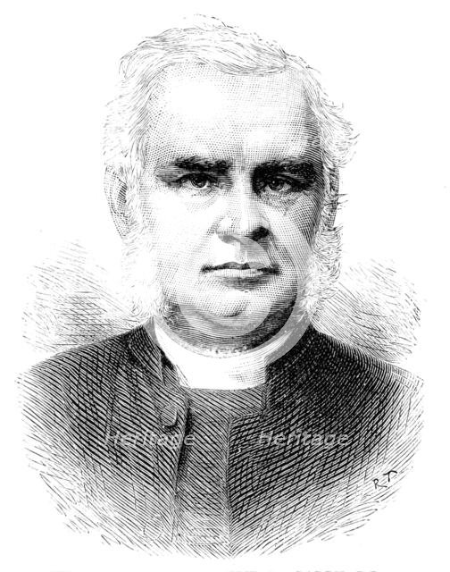 The late Right Rev. Edward Parry, D.D., Bishop Suffragan of Dover, 1890. Creator: Unknown.