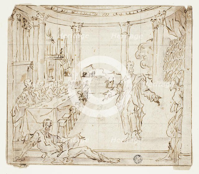 Feast in the House of Simon, n.d. Creator: Giovanni Battista Lanceni.