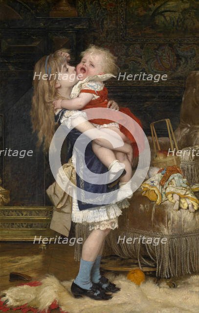 Inconsolable, 1878. Creator: Franz Verhas.