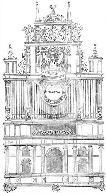Curious musical instruments of the sixteenth century, 1860. Creator: Unknown.