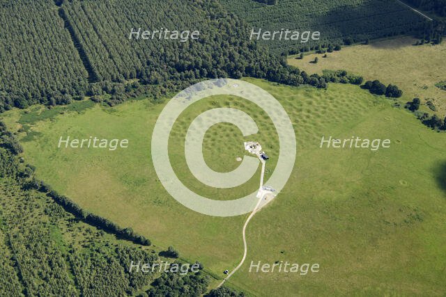 Grimes Graves, a Neolithic flint mining complex, Thetford Forest, Norfolk, 2023. Creator: Damian Grady.