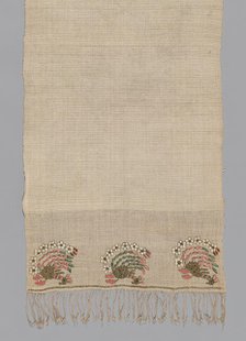 Towel or Sash, Turkey, 19th century. Creator: Unknown.