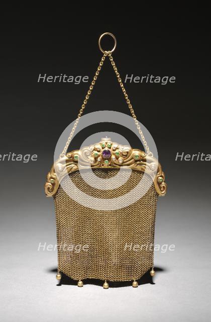 Handbag, c. 1900. Creator: Marcus & Co..