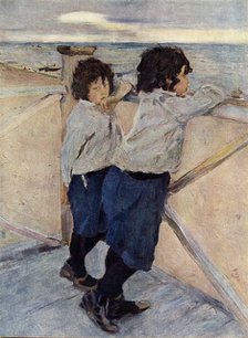 'Children', 1899, (1939). Creator: Valentin Serov.