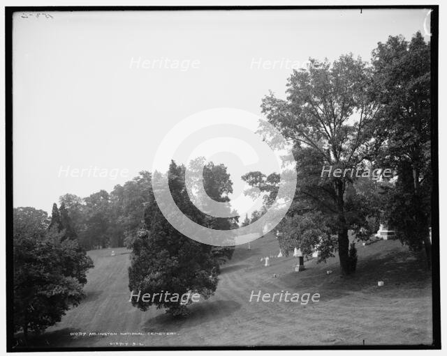 Arlington National Cemetery, between 1900 and 1906. Creator: Unknown.