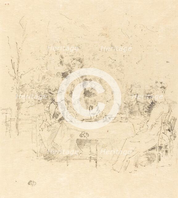 The Garden, 1891. Creator: James Abbott McNeill Whistler.