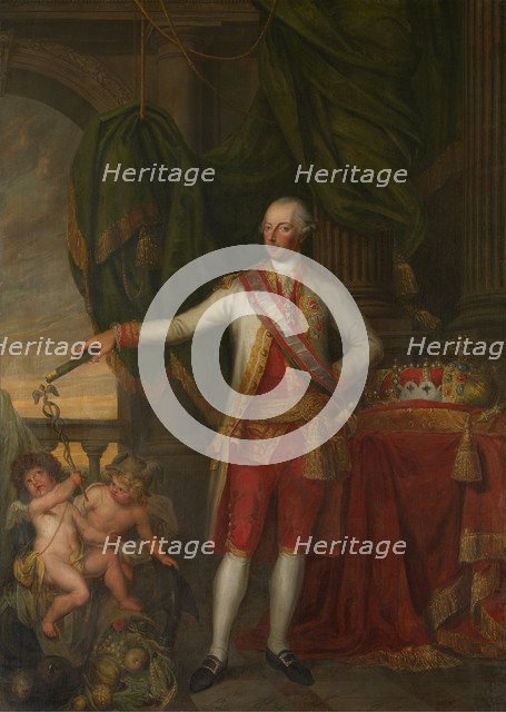 Portrait of Emperor Joseph II (1741-1790), Second Half of the 18th cen.. Artist: Pélichy, Gertrude Cornélie Marie de (1743-1825)