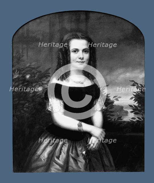 Kate Lyon Cornell, 1856. Creator: Theodore E. Pine.