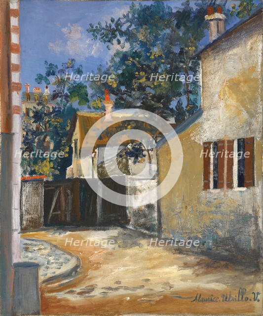 The Berlioz House, Montmartre, c. 1920. Creator: Maurice Utrillo.