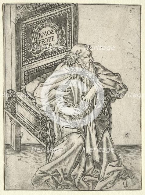 The Prophets: Amos, c. 1470-1475. Creator: Baccio Baldini (Italian, c. 1436-1487), attributed to.