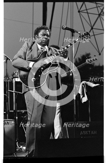 B.B. King, Capital Jazz, Knebworth, 1982.   Artist: Brian O'Connor.