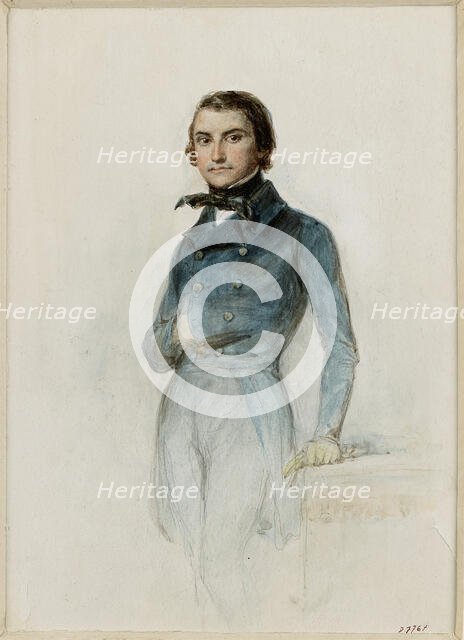 Portrait of Louis Blanc (1811-1882). Creator: Raffet, Auguste (1804-1860).