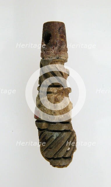 Cylindrical Pendant, Frankish, 6th-7th century. Creator: Unknown.