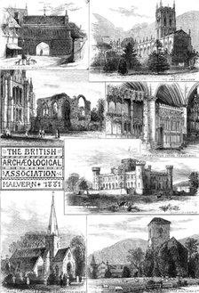 Places visited by the British Archaeological Association, 1881. Creator: Unknown.