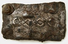 Counter Plate of a Belt Buckle, Frankish or Burgundian, 4th-7th century. Creator: Unknown.