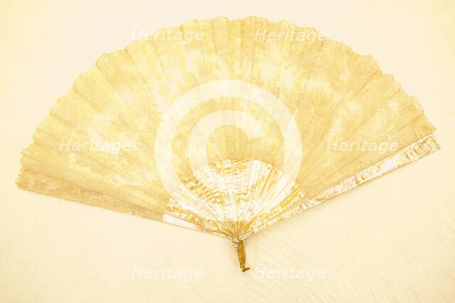 Fan, Belgium, 1875/1900. Creator: Unknown.