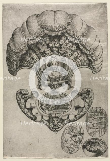 The Fan (LEventail ), c. 1589-1595. Creator: Agostino Carracci (Italian, 1557-1602).