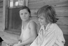 Elizabeth and Ida Tengle, Hale County, Alabama, 1936. Creator: Walker Evans.