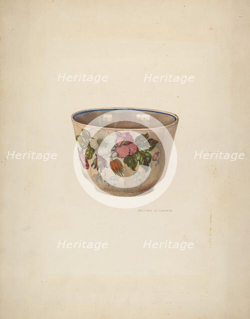 Bowl, 1941. Creator: William Ludwig.