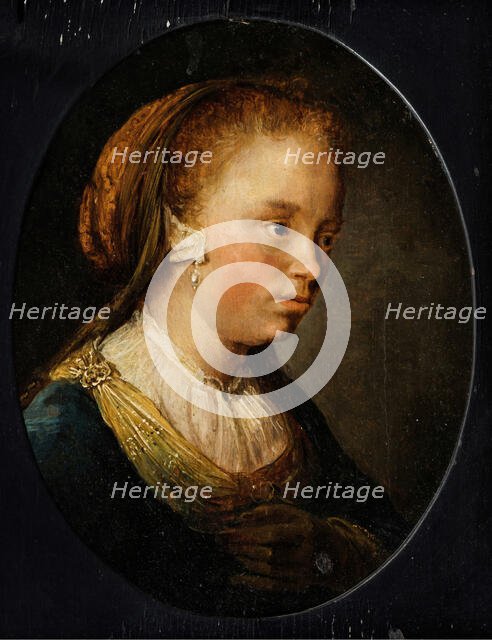 Tronie of a Girl, c1635-1640. Creator: Gerrit Dou.