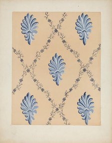 Wall Paper, c. 1937. Creator: John Garay.