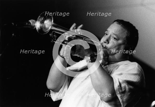 Arturo Sandoval, Brecon Jazz Festival, 1997. Creator: Brian Foskett.