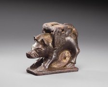 Statuette of a Winged Boar, 5th century BC. Creator: Unknown.