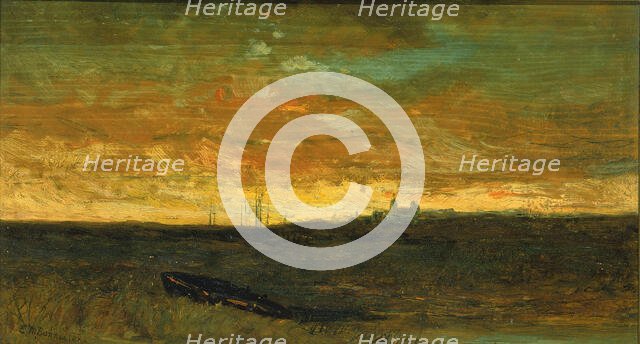 Sunset Scene, ca. 1875-1885. Creator: Edward Mitchell Bannister.