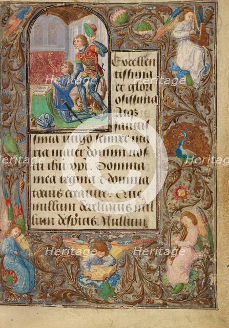 Prayer Book of Charles the Bold, 1469, about 1471 and about 1480-1490. Creators: Master of Mary of Burgundy, Lieven van Lathem, Nicolas Spierinc.