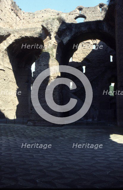 Baths of Caracalla, Rome, c20th century. Artist: CM Dixon.