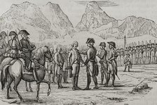 Degradation of the officers and soldiers of Montroig, War of Roussillon, (1793-1795), 1851.  Creator: Unknown.