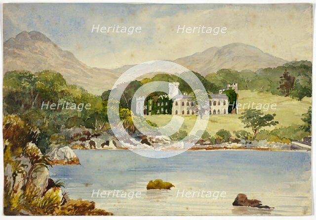 Leitch Castle, 1840/50. Creator: William Leighton Leitch.