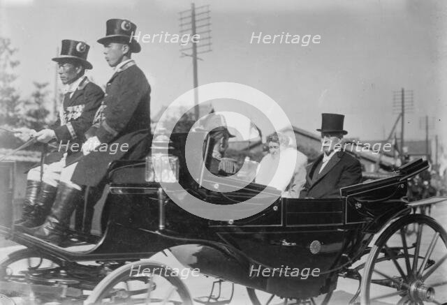 G.W. Guthrie & wife, Tokyo, 1916. Creator: Bain News Service.