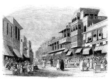 'Bazaar in Bombay, India', 1847. Artist: Kirchner