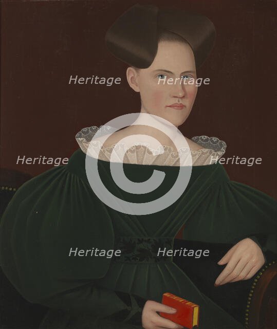 Portrait of Helen (Lena) Ten Broeck, 1834. Creator: Ammi Phillips.