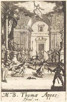 The Martyrdom of Saint Thomas, c. 1634/1635. Creator: Jacques Callot.