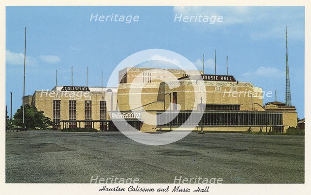 Sam Houston Coliseum and Music Hall, Houston, Texas, USA, 1959. Artist: Unknown