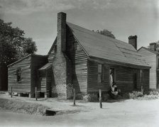 Minor houses and details, Blandfields, Dinwiddie County, Virginia, 1933. Creator: Frances Benjamin Johnston.