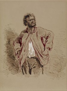 Peasant, 1852-1866. Creator: Paul Gavarni.