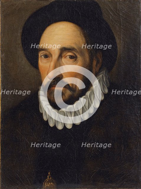 Portrait of Michel de Montaigne (1533-1592). Artist: Anonymous  