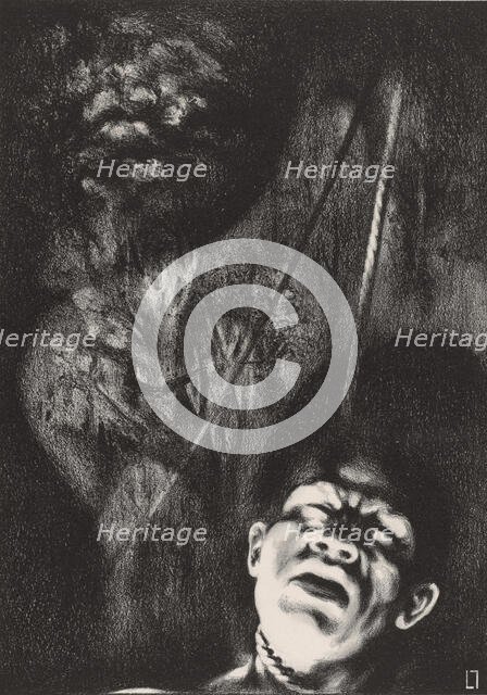 Lynching (Lynch Law), 1936. Creator: Louis Lozowick.