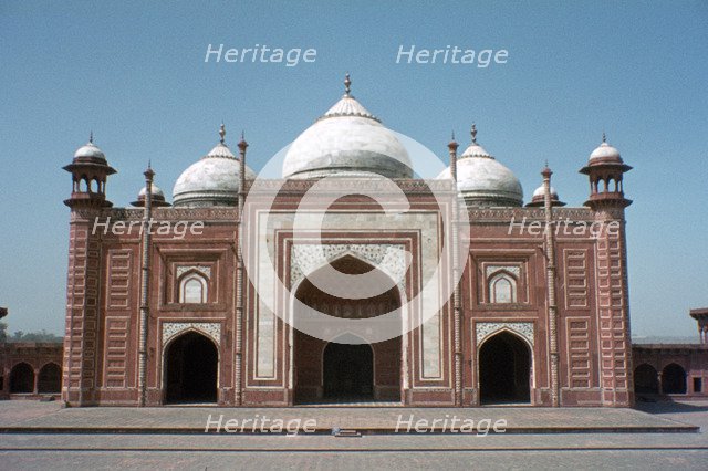 Taj Mahal Mosque, Agra, India. 